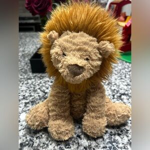 Jellycat Plush 9" Fuddlewuddle Lion Soft Toy Jungle Cat Retired Lovey RARE